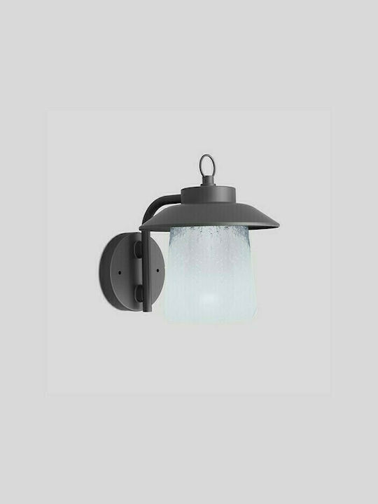 Lutec Cate Wall-Mounted Outdoor Hat Light E27 IP44 20x22.5x17.6εκ.
