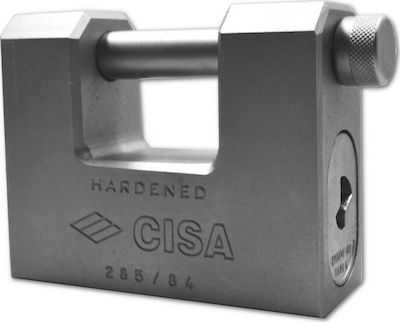 Cisa Steel Padlock Monoblock with Key 84mm 1pcs