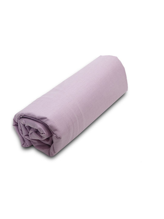 Sunshine Sheet Semi Double with Elastic 120x200+20cm. Menta 152-130-8 Lilac 8