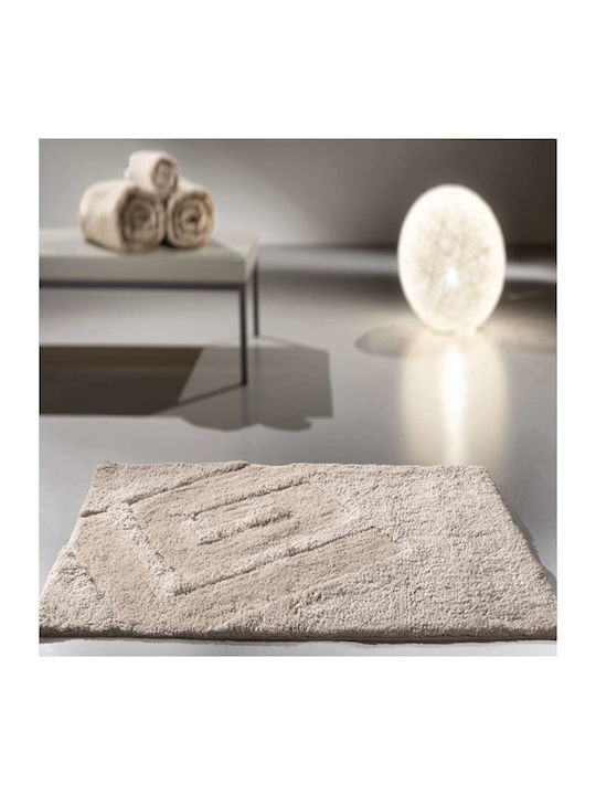 Guy Laroche Bath Mat Cotton Trivia 1127091120016 Natural 55x85cm