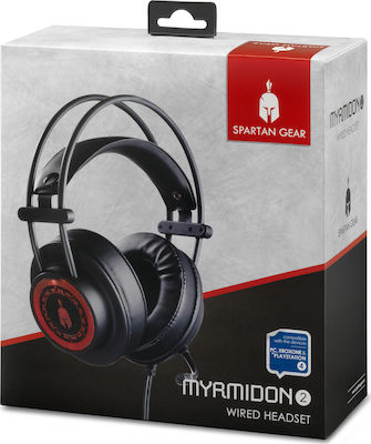 Spartan Gear Myrmidon 2 Over Ear Gaming Headset με σύνδεση 3.5mm