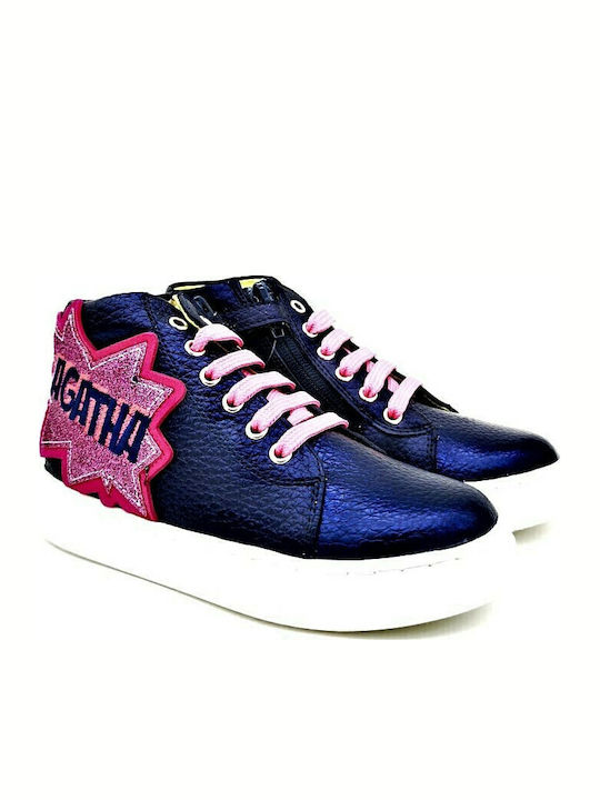Kids Sneakers High Anatomic Navy Blue