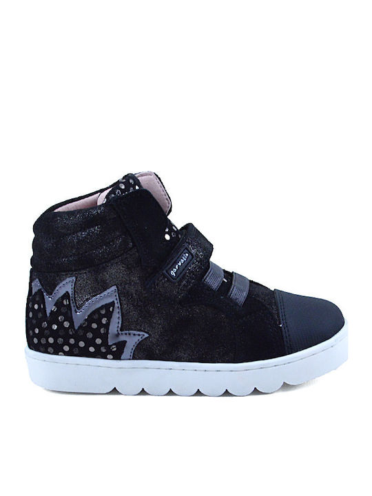 Garvalin Kids Sneakers High Navy Blue