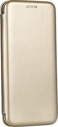 Forcell Buchen Sie Synthetisches Leder Gold (Redmi 9)
