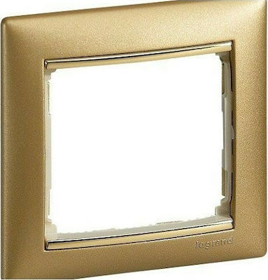 Legrand Valena Vertical Switch Frame 1-Slot Gold 770301