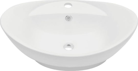 vidaXL Πάγκος με Νιπτήρα Μ60xΒ40xΥ16.3cm Γκρι