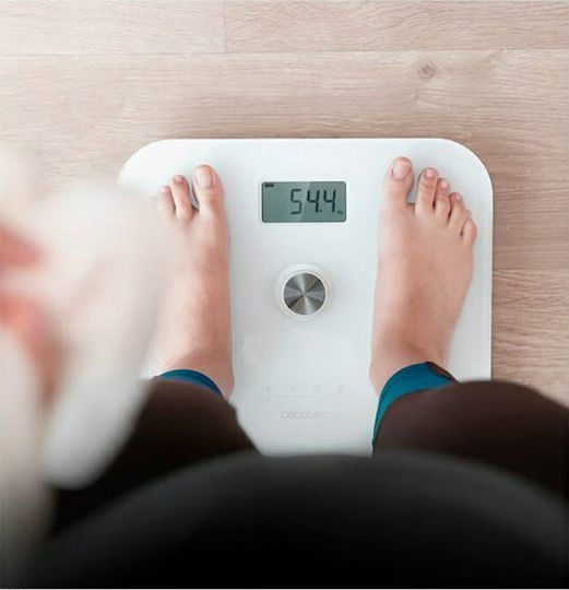 Cecotec Surface Precision 10100 Full Healthy Digital Bathroom Scale with Body Fat Counter White