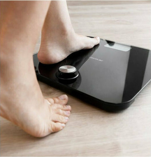 Cecotec Surface Precision 10000 Healthy Digital Badezimmerwaage in Schwarz Farbe