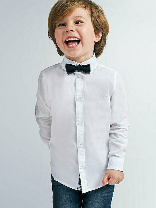 Mayoral Kids One Color Shirt White