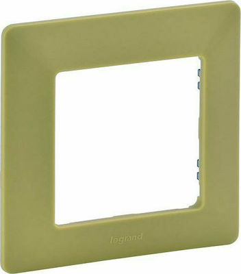 Legrand Valena Life Vertical Switch Frame 1-Slot Green 754081