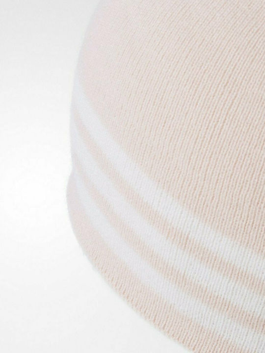 Beanie Beanie Knitted in Beige color