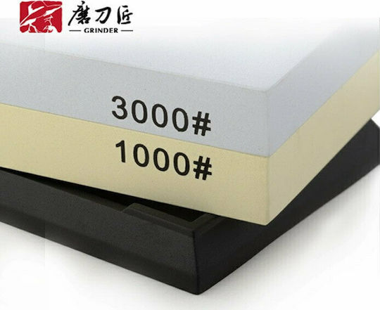 Taidea Knife Sharpening Stone Double with Density 1000/3000 18x6x2.8cm