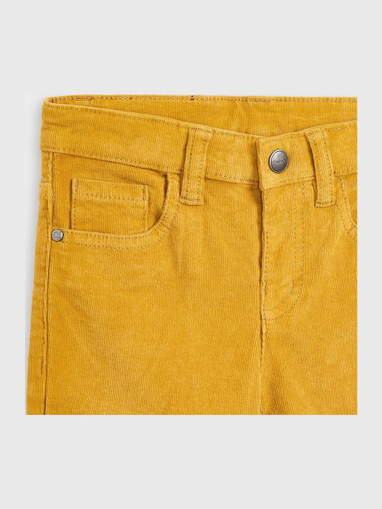 Kids' Corduroy Pants Yellow