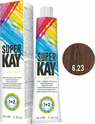 Kepro Kay Super Hair Dye 6.23 Tobacco Dark Blonde 180ml