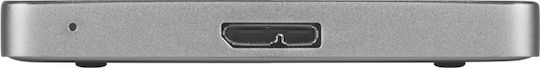 Verbatim Store 'n' Go ALU Slim USB 3.2 Externe HDD 1TB 2.5" Gray