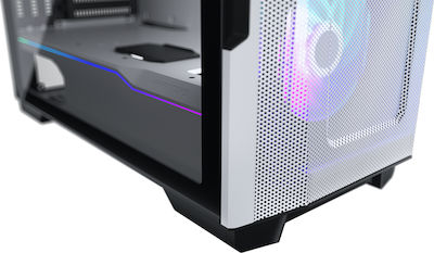 Phanteks Eclipse P500A DRGB Gaming Midi Tower Κουτί Υπολογιστή με Πλαϊνό Παράθυρο Λευκό
