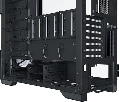 Phanteks Eclipse P500A DRGB Геймърско бюро Midi Tower Компютърна кутия със страничен прозорец Черен