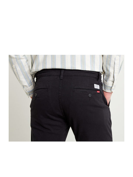 Xx Ανδρικό Παντελόνι Chino Ελαστικό Slim Fit Mineral Black