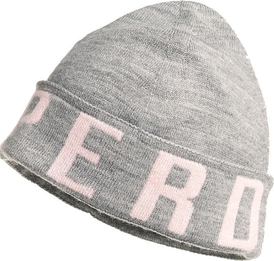 Urban Logo Beanie Beanie Knitted in Gray color