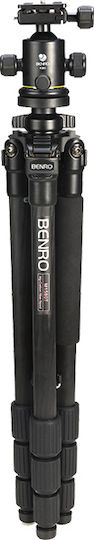 Benro Camera Tripod Quick Lock with Spherical Head up to 158.5cm and Maximum Load 6kg
