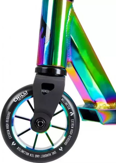 Chilli Kids Scooter Rocky 2-Wheel Freestyle for 8+ years old Years Black