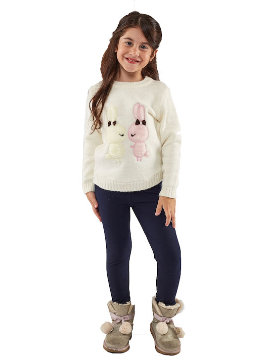 Evita Kids Sweater Long Sleeve White