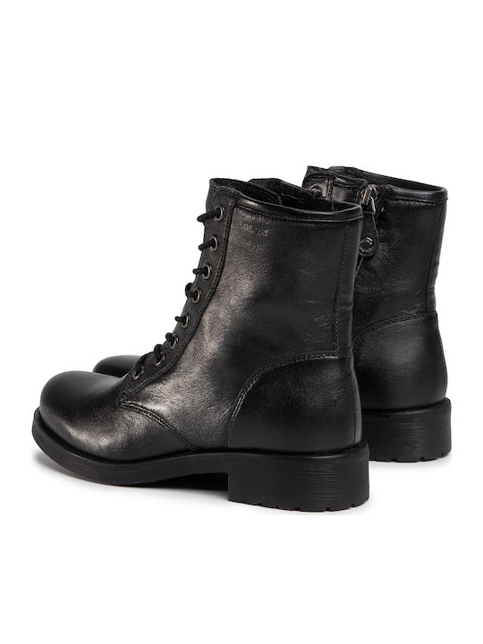 D Rawelle A Leather Women's Ankle Boots Black