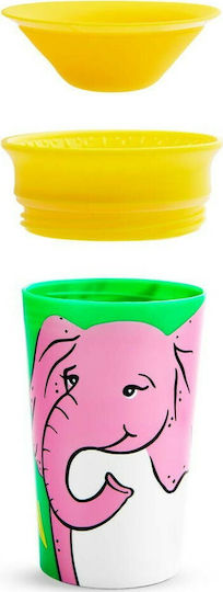 Munchkin Baby Cup Miracle 360° Wildlove Sippy Cup made of Plastic Pink 266ml for 12m+m+