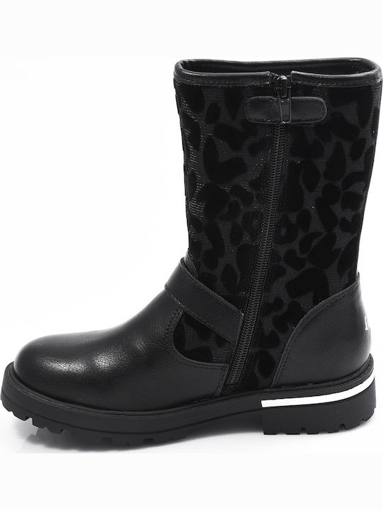 Marzia Kids Boots with Zipper Black