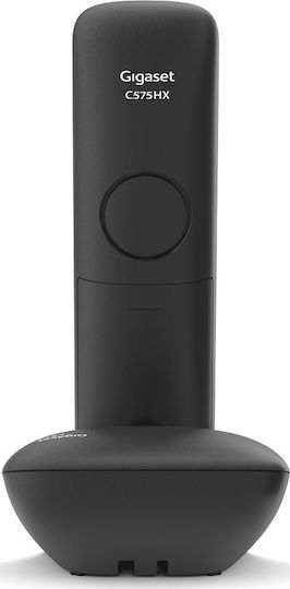 Gigaset C575 Ασύρματο Τηλέφωνο με Ελληνικό Μενού Μαύρο