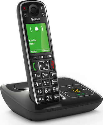 Gigaset E720A Ασύρματο Τηλέφωνο Bluetooth για Ηλικιωμένους με Aνοιχτή Aκρόαση
