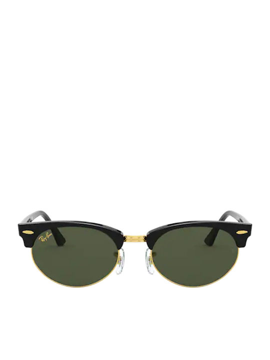 Ray Ban Clubmaster Oval Γυαλιά Ηλίου με Mixed Σκελετό Ray Ban Clubmaster Oval Γυαλιά Ηλίου με Mixed Σκελετό