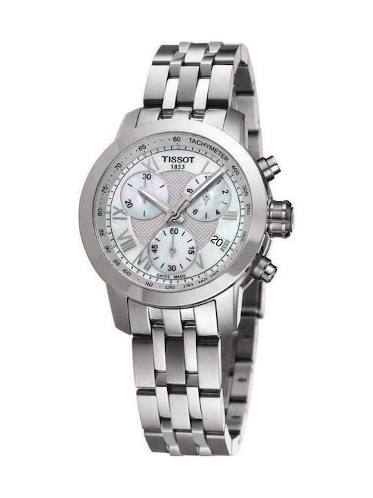 Tissot Uhr mit Silber Metallarmband T055.217.11.113.00