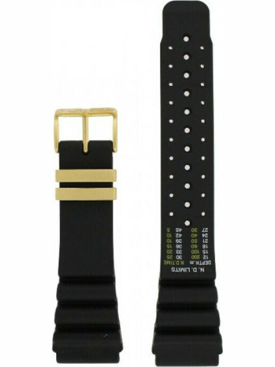 Citizen Promaster Curea de cauciuc Negru 24mm
