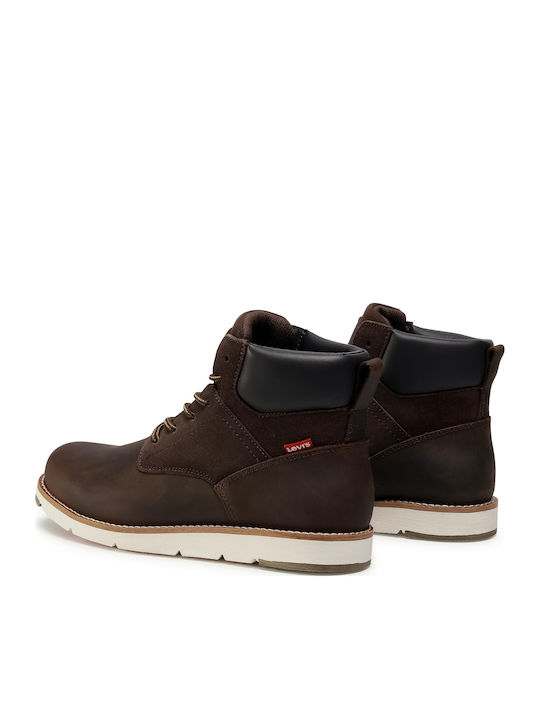 Jax Plus Leder Braun Stiefel Anatomisch