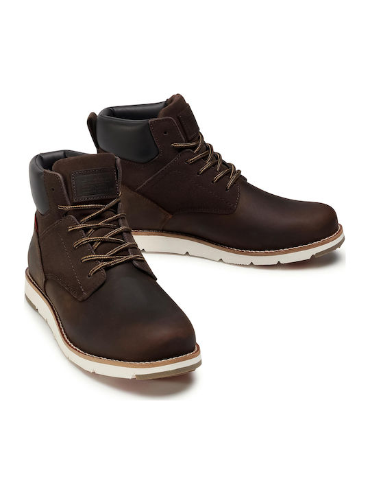 Jax Plus Leder Braun Stiefel Anatomisch