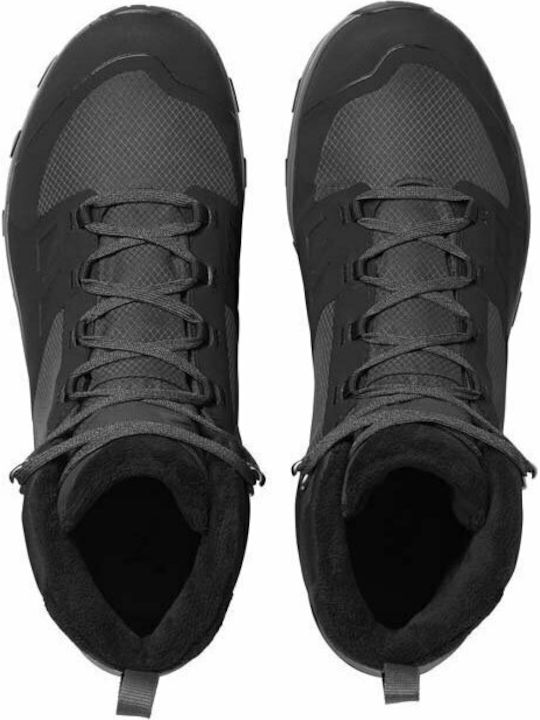 Salomon Outsnap CSWP Men's Hiking Boots Black / Urban Chic