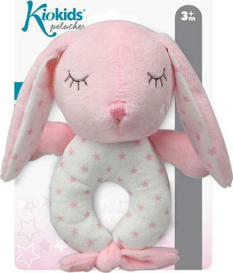 Kiokids Дрънкалка Bunny за 3++ Месеца Розов
