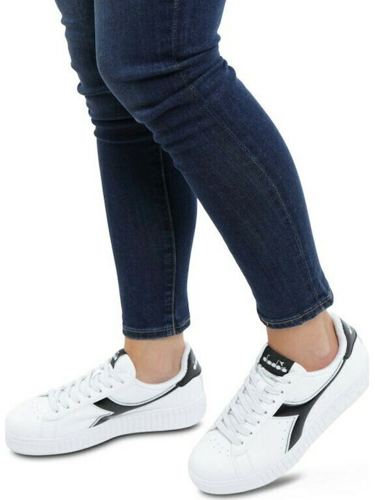 Game P Step Γυναικεία Flatforms Sneakers Λευκά