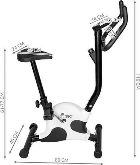 Malatec Bicicletă de exerciții în picioare Magnetic