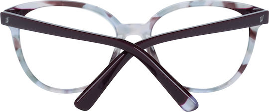 Web Rame Ochelari Pentru Femei Acetat Maro Tortoise WE5212 55A