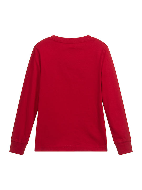 Levi's Kids Blouse Long Sleeve Red