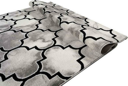 Balsan Teppich Rechteckig Synthetisch,Polyester/Cotton/Leather Grey