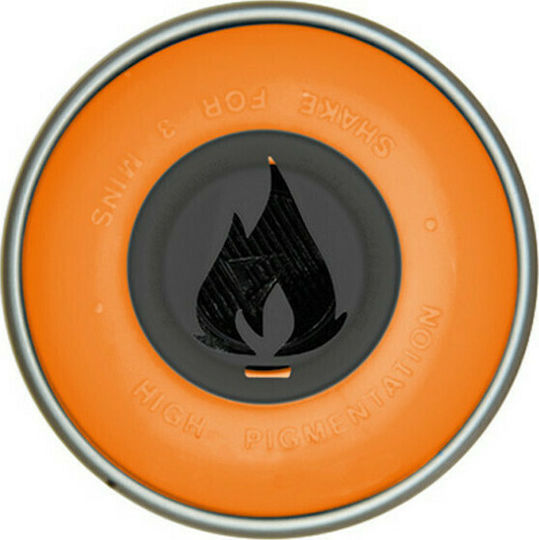 Flame Paint Σπρέι Βαφής Flame Orange Ακρυλικό με Ματ Εφέ Aqua 400ml