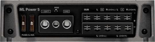 Hertz Car Audio Amplifier ML Power 5 5 Channels (D Class)
