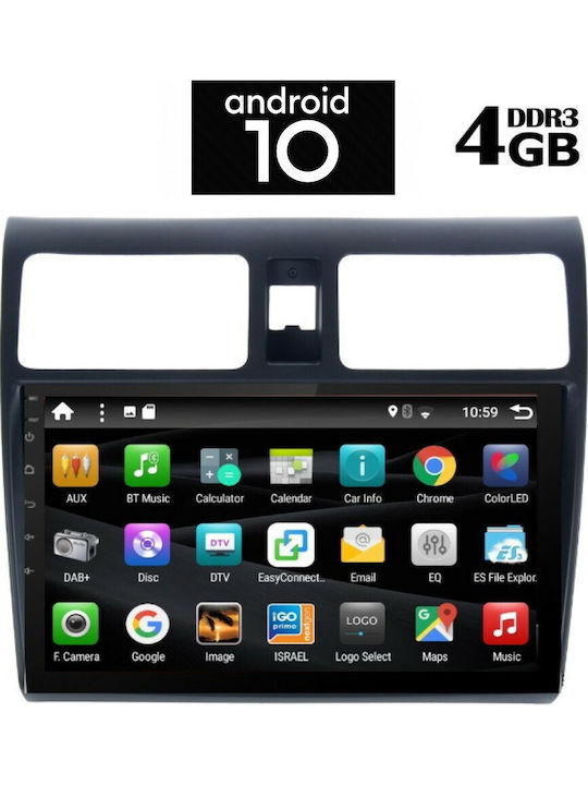 Digital IQ Car Audio System for Suzuki Swift Audi TT / TT (8J) 2007-2015 (Bluetooth/USB/AUX/WiFi/GPS/Apple-Carplay/Android-Auto/CD) with Touch Screen 10.1"