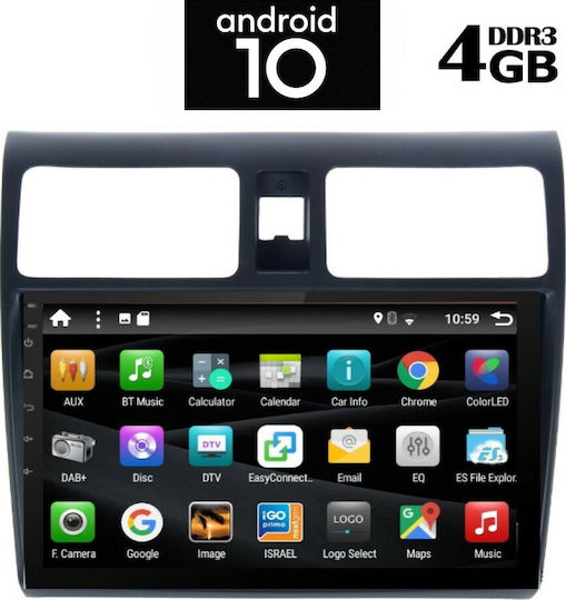 Digital IQ Car Audio System for Suzuki Swift Audi TT / TT (8J) 2007-2015 (Bluetooth/USB/AUX/WiFi/GPS/Apple-Carplay/Android-Auto/CD) with Touch Screen 10.1"