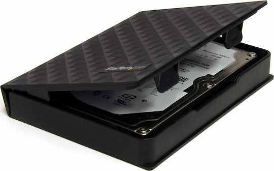 StarTech 2.5" Anti-Static Hard Drive Protector Case Μαύρο HDDCASE25BK