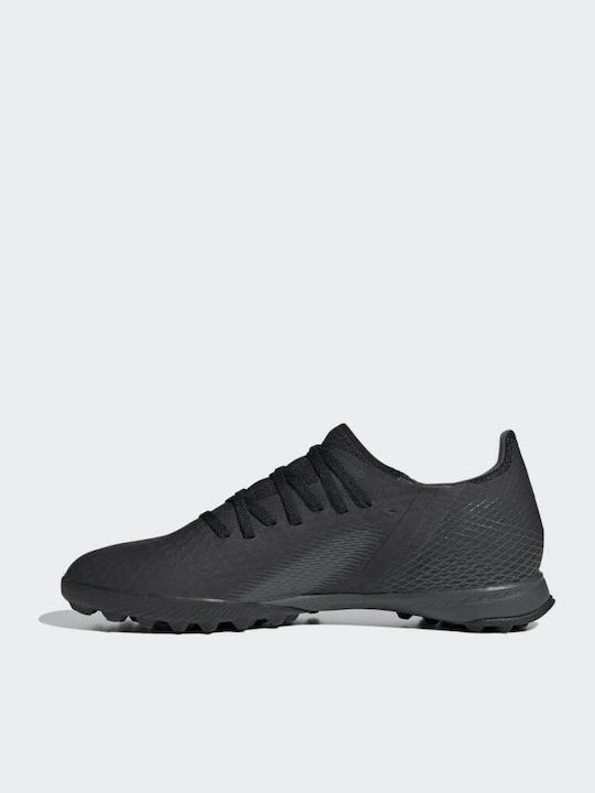 adidas X Ghosted.3 Ποδοσφαιρικά Παπούτσια με Σχάρα TF Core Black / Grey Six