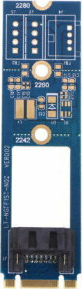 NGFF1ST-N02 M.2 NGFF σε 7 Pin SATA III 3 SSD Κάρτα Μετατροπέας Μπλε